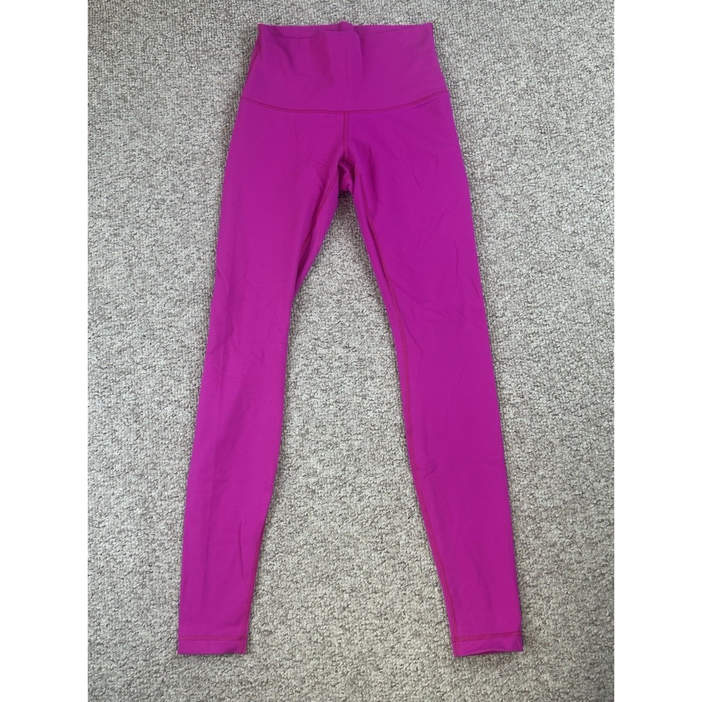Lululemon Women's Athletic Leggings Size Small Yoga Gym Workout Pink